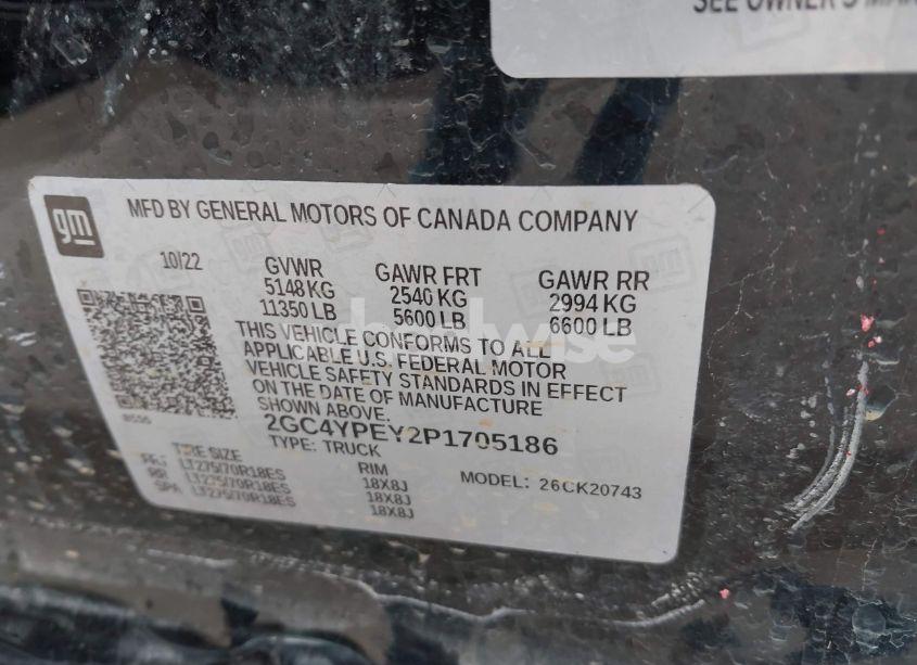 Photo 8 of 2023 Chevrolet Silverado 2500HD 4WD STANDARD BED LTZ (VIN 2GC4YPEY2P1705186)