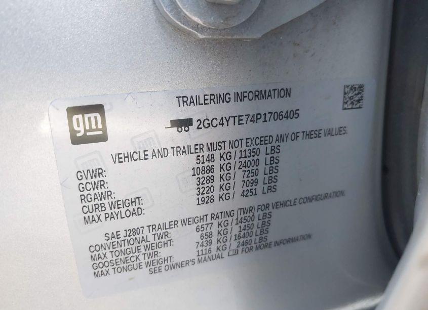 Photo 9 of 2023 Chevrolet Silverado 3500HD 4WD LONG BED LT (VIN 2GC4YTE74P1706405)