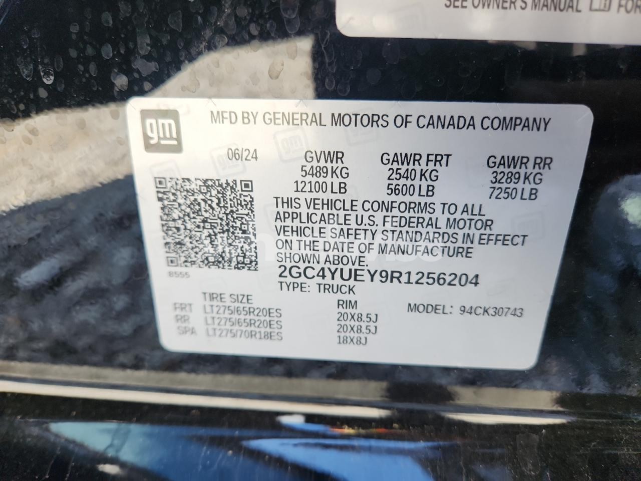 Photo 12 of 2024 CHEVROLET SILVERADO K3500 LTZ (VIN 2GC4YUEY9R1256204)