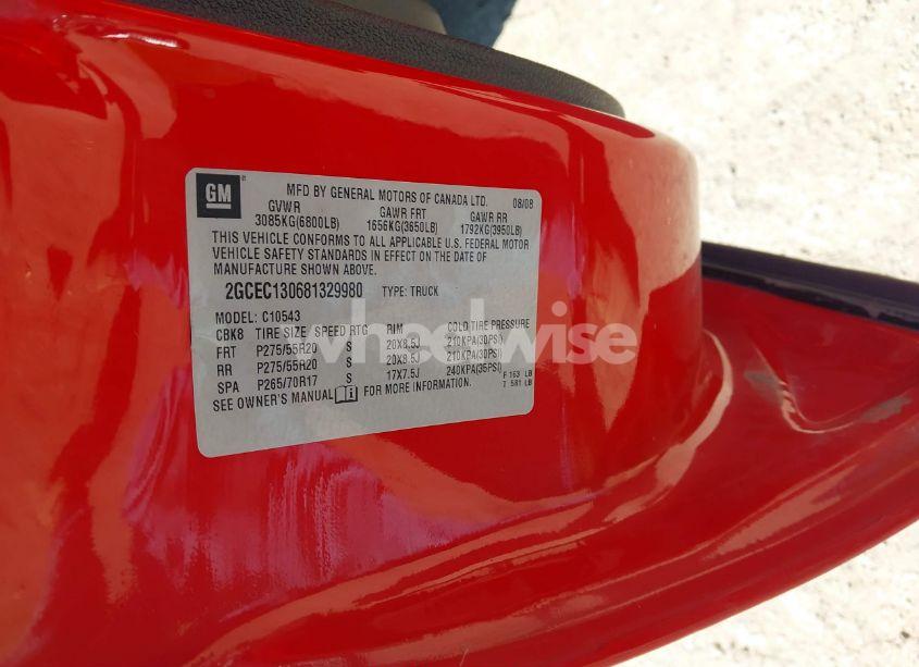 Photo 9 of 2008 Chevrolet Silverado 1500 LT1 (VIN 2GCEC130681329980)