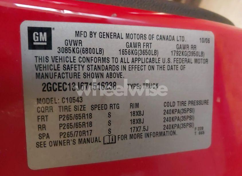 Photo 9 of 2007 Chevrolet Silverado 1500 LT2 (VIN 2GCEC13J671516238)