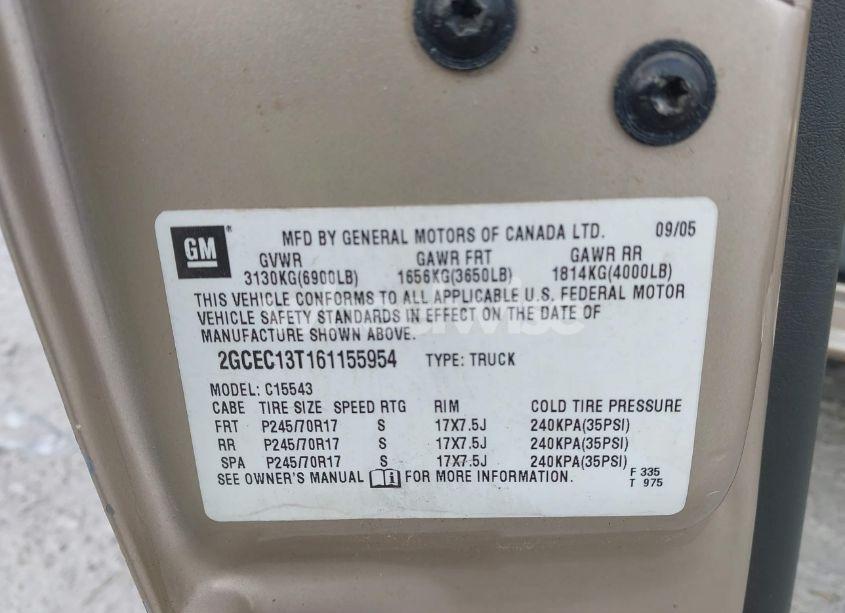 Photo 9 of 2006 Chevrolet Silverado 1500 LT1 (VIN 2GCEC13T161155954)