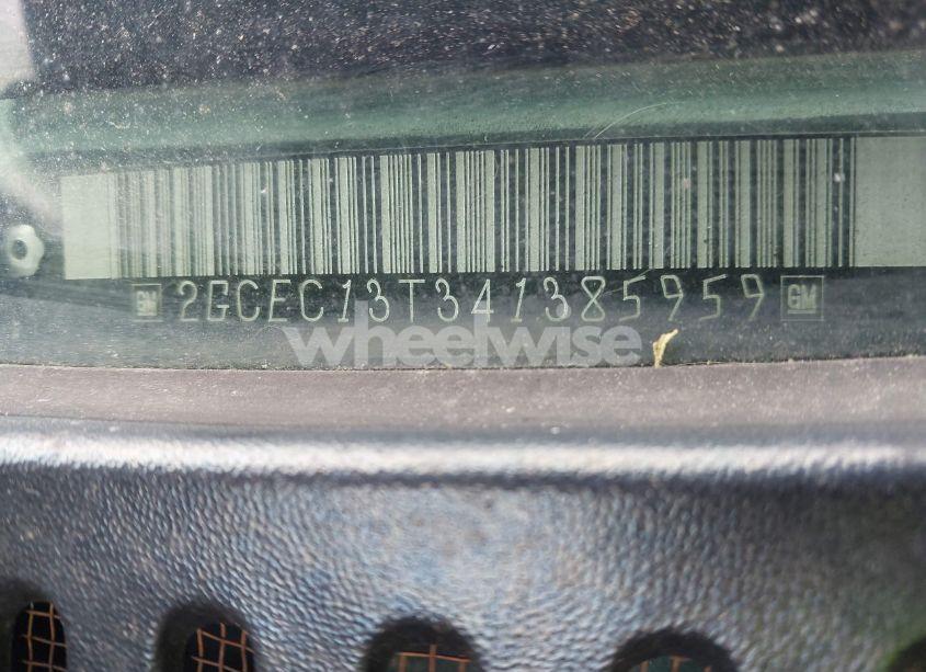 Photo 9 of 2004 Chevrolet Silverado 1500 LS (VIN 2GCEC13T341385959)