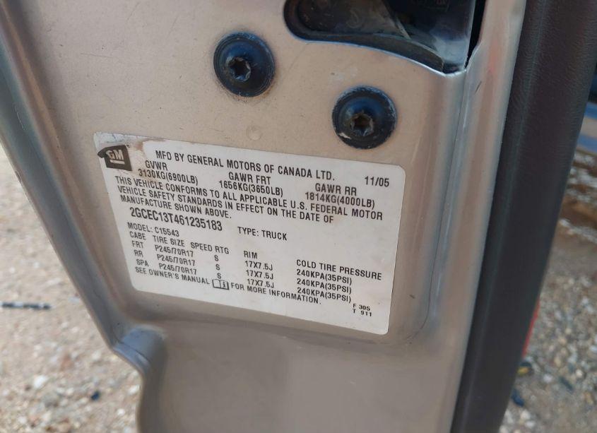 Photo 9 of 2006 Chevrolet Silverado 1500 LT1 (VIN 2GCEC13T461235183)