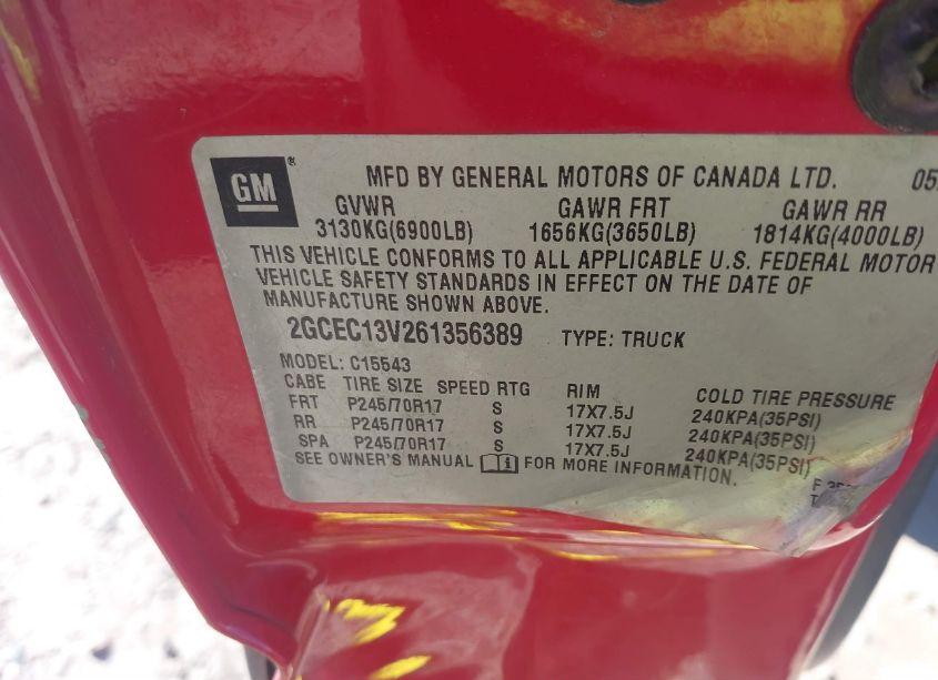 Photo 9 of 2006 Chevrolet Silverado 1500 LS (VIN 2GCEC13V261356389)