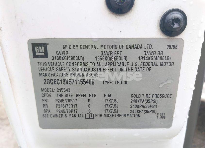 Photo 9 of 2007 Chevrolet Silverado 1500 CLASSIC LS (VIN 2GCEC13V571155409)