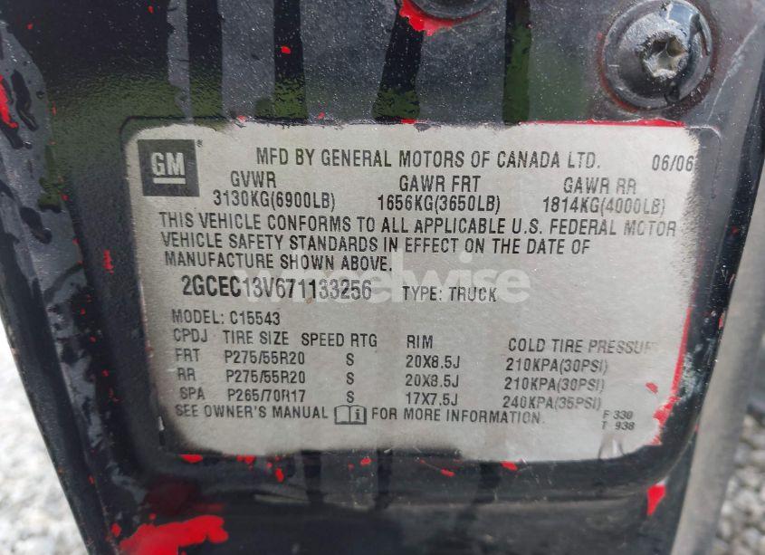 Photo 9 of 2007 Chevrolet Silverado 1500 CLASSIC LS (VIN 2GCEC13V671133256)