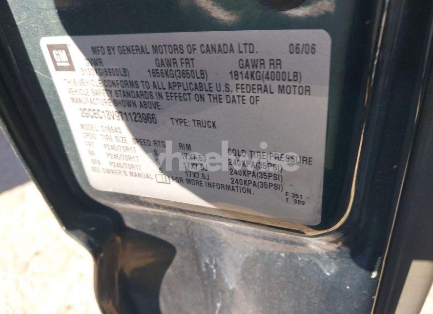 Photo 9 of 2007 Chevrolet Silverado 1500 CLASSIC LS (VIN 2GCEC13V971123966)