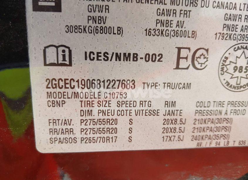 Photo 9 of 2008 Chevrolet Silverado 1500 LS/LT1/LT2/LTZ/WORK TRUCK (VIN 2GCEC190681227683)