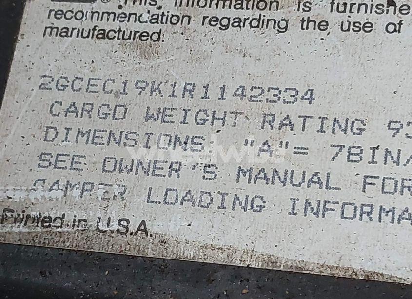 Photo 9 of 1994 Chevrolet Gmt-400 C1500 (VIN 2GCEC19K1R1142334)