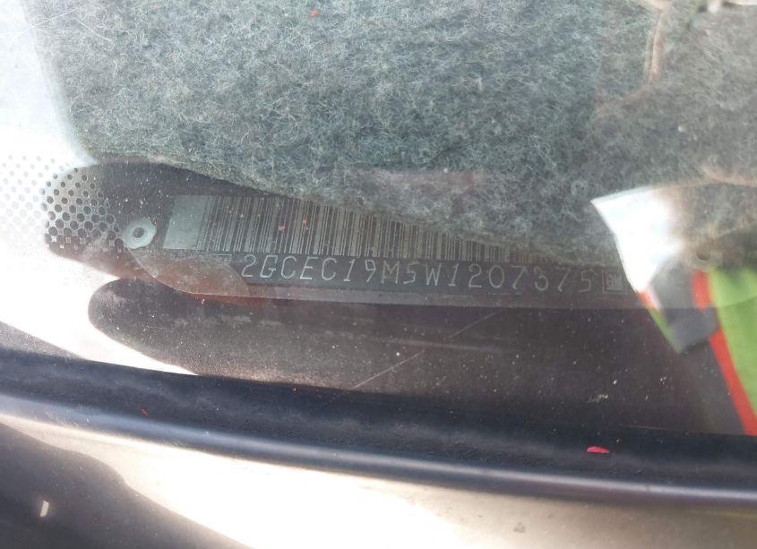 Photo 9 of 1998 Chevrolet C1500 FLEETSIDE (VIN 2GCEC19M5W1207375)