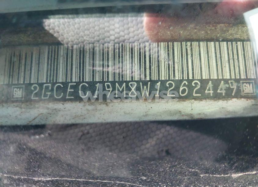 Photo 9 of 1998 Chevrolet C1500 FLEETSIDE (VIN 2GCEC19M8W1262449)