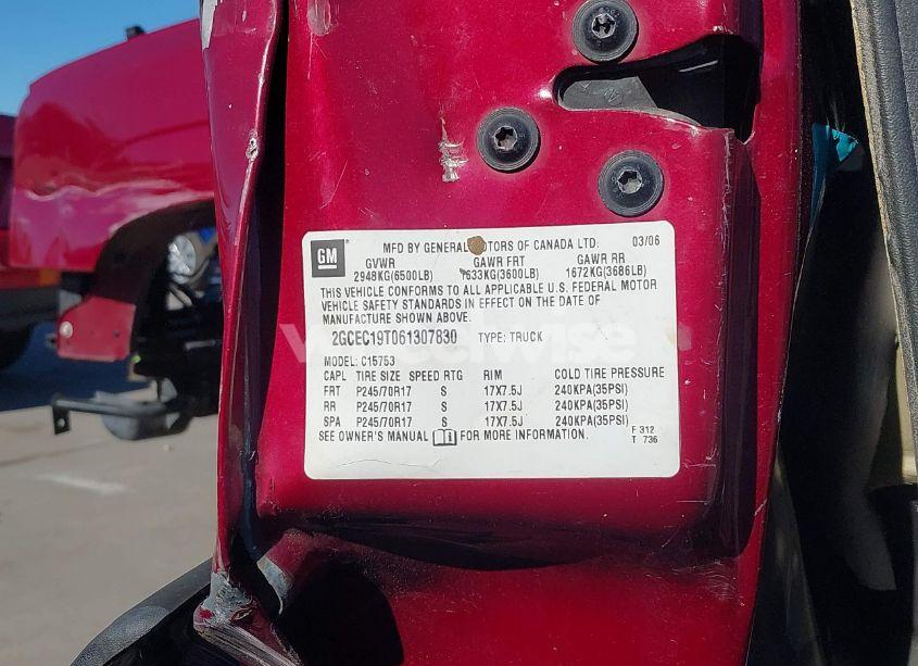 Photo 9 of 2006 Chevrolet Silverado 1500 LT1 (VIN 2GCEC19T061307830)