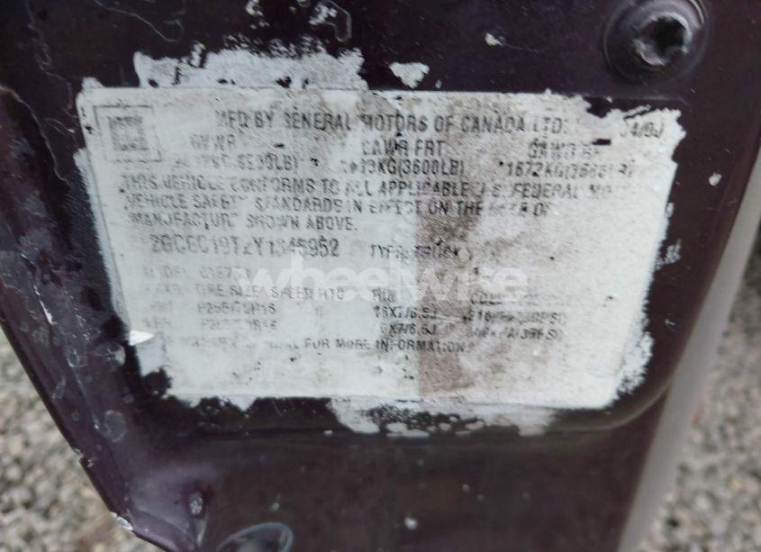 Photo 9 of 2000 Chevrolet Silverado 1500 LT (VIN 2GCEC19T2Y1345952)