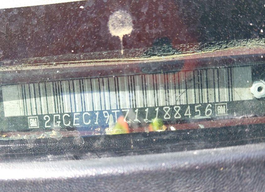 Photo 9 of 2001 Chevrolet Silverado 1500 LS (VIN 2GCEC19T711188456)