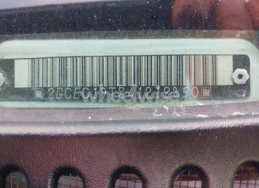 Photo 9 of 2004 Chevrolet Silverado 1500 LS (VIN 2GCEC19T841212350)