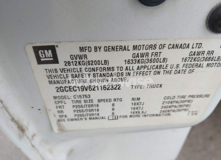 Photo 9 of 2002 Chevrolet Silverado 1500 LS (VIN 2GCEC19V621162322)