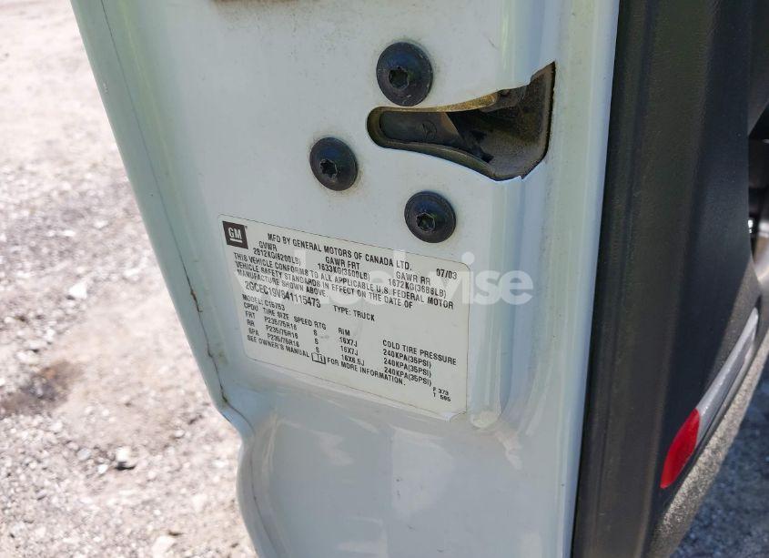 Photo 9 of 2004 Chevrolet Silverado 1500 LS (VIN 2GCEC19V841115473)