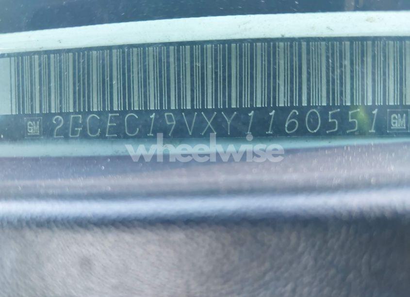 Photo 9 of 2000 Chevrolet Silverado 1500 LS (VIN 2GCEC19VXY1160551)