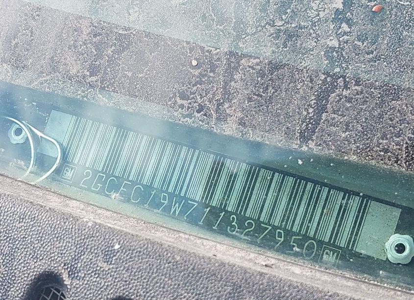 Photo 9 of 2001 Chevrolet Silverado 1500 (VIN 2GCEC19W711327950)