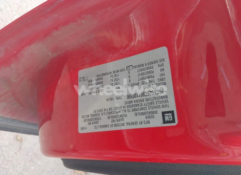 Photo 9 of 2009 Chevrolet Silverado 1500 LT (VIN 2GCEC29C991108396)