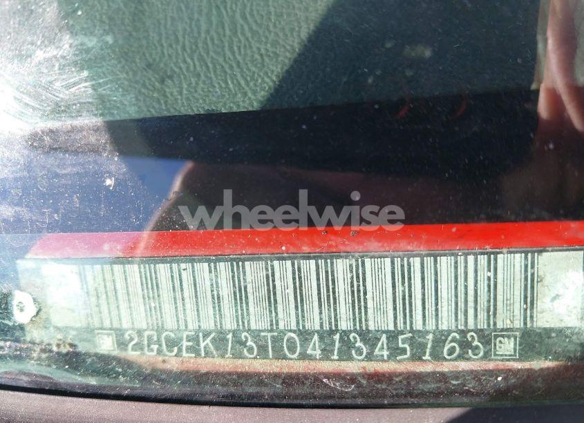 Photo 9 of 2004 Chevrolet Silverado 1500 Z71 (VIN 2GCEK13T041345163)