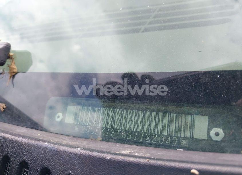 Photo 9 of 2005 Chevrolet Silverado 1500 Z71 (VIN 2GCEK13T351188049)