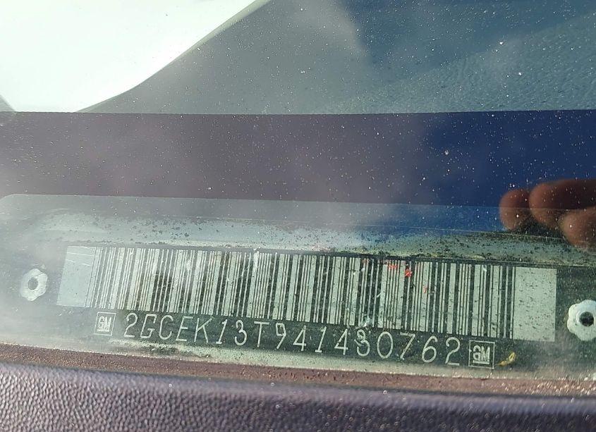 Photo 9 of 2004 Chevrolet Silverado 1500 LS (VIN 2GCEK13T941430762)