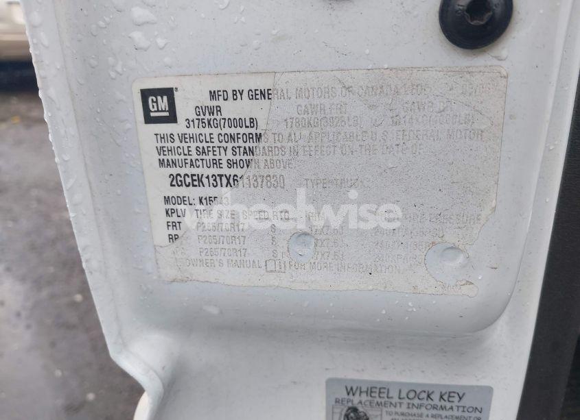 Photo 9 of 2006 Chevrolet Silverado 1500 LT2 (VIN 2GCEK13TX61137830)