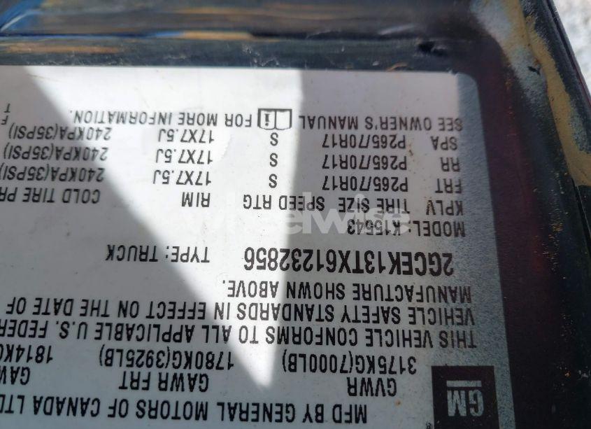 Photo 9 of 2006 Chevrolet Silverado 1500 LT2 (VIN 2GCEK13TX61232856)