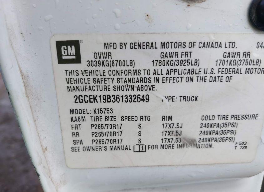 Photo 9 of 2006 Chevrolet Silverado 1500 LT1 (VIN 2GCEK19B361332649)