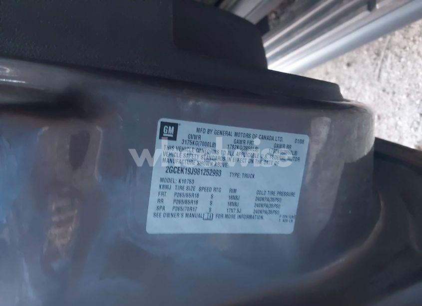 Photo 9 of 2008 Chevrolet Silverado 1500 LT1 (VIN 2GCEK19J981252993)