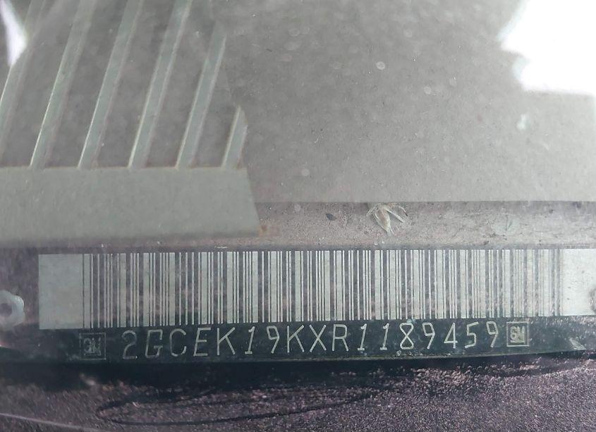 Photo 9 of 1994 Chevrolet Gmt-400 K1500 (VIN 2GCEK19KXR1189459)