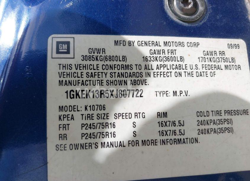 Photo 9 of 1998 Chevrolet K1500 FLEETSIDE (VIN 2GCEK19R9W1243181)