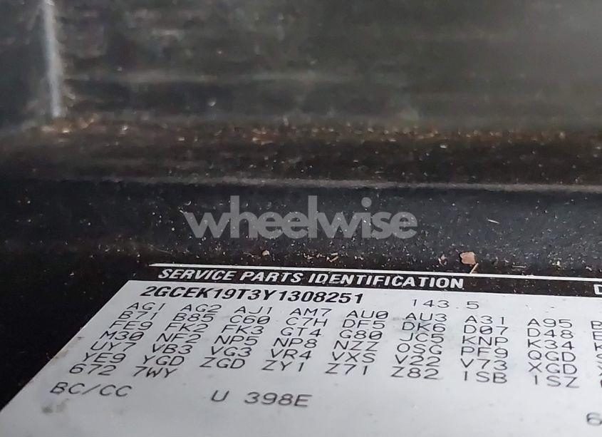 Photo 9 of 2000 Chevrolet Silverado 1500 LS (VIN 2GCEK19T3Y1308251)