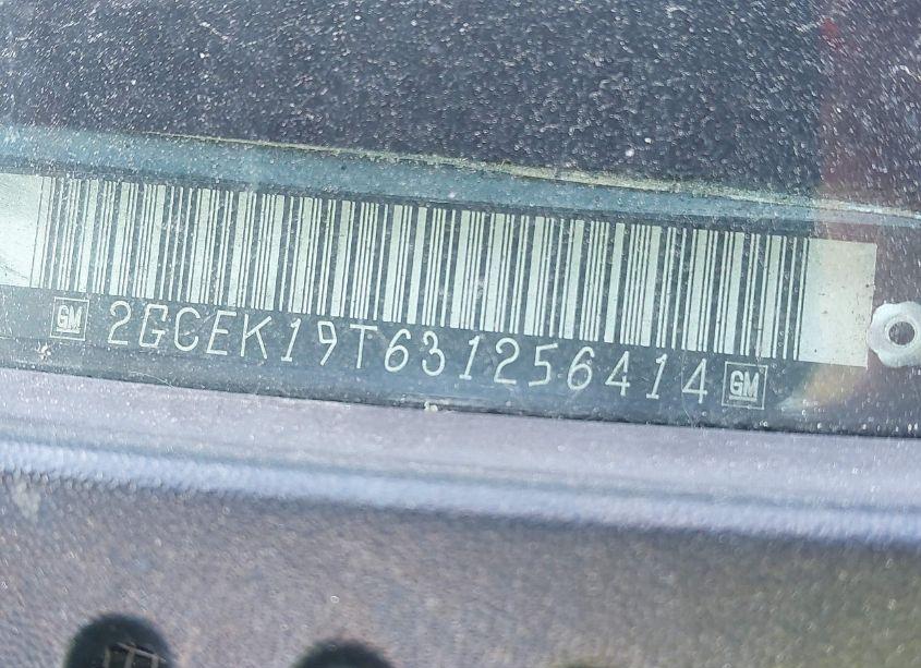 Photo 9 of 2003 Chevrolet Silverado 1500 (VIN 2GCEK19T631256414)