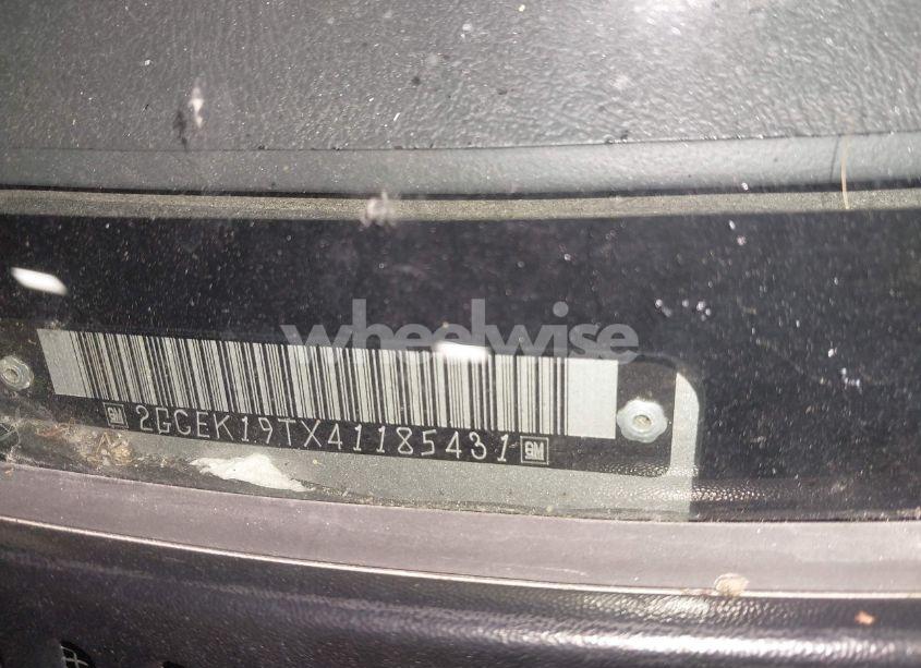 Photo 9 of 2004 Chevrolet Silverado 1500 Z71 (VIN 2GCEK19TX41185431)