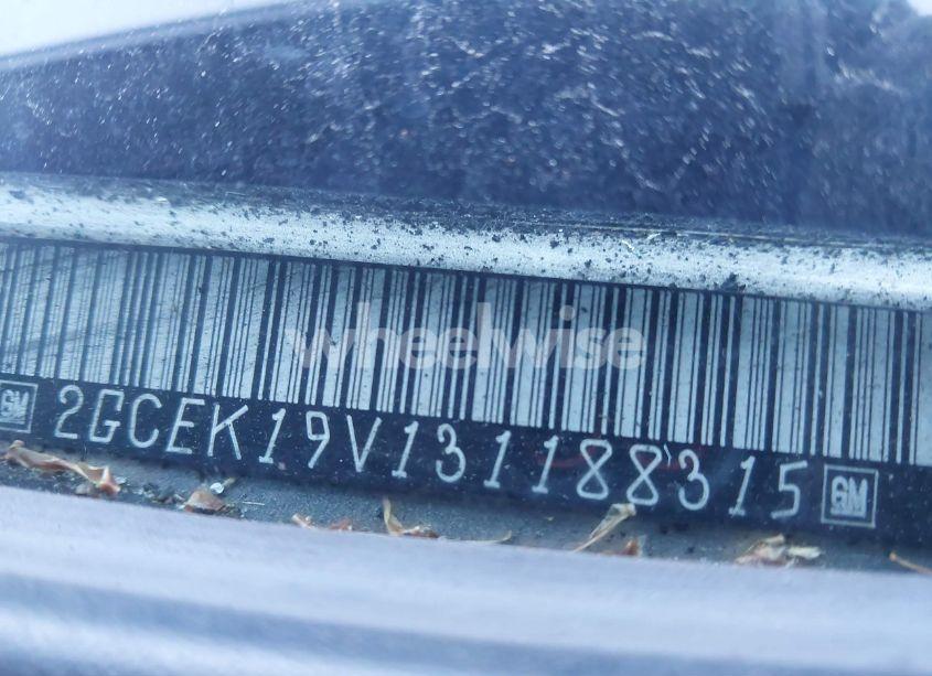 Photo 9 of 2003 Chevrolet Silverado 1500 (VIN 2GCEK19V131188315)