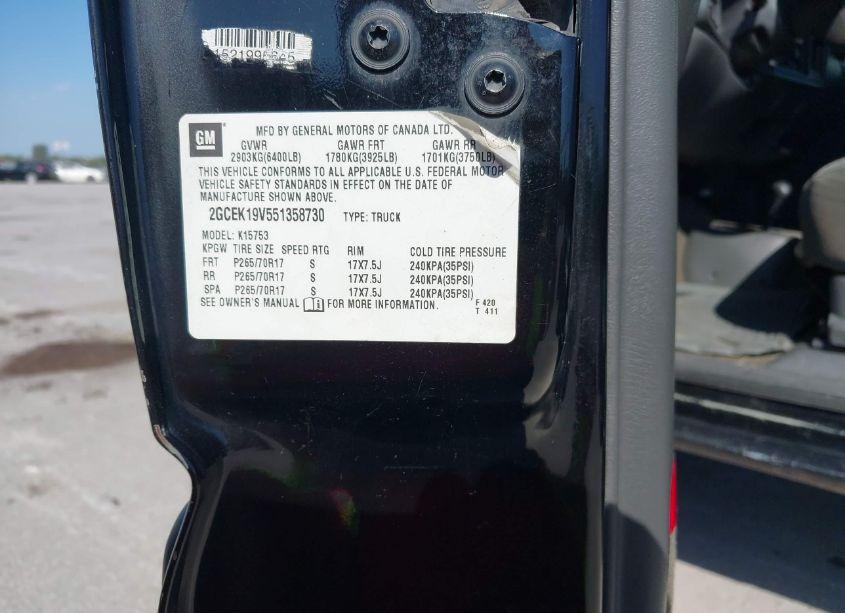 Photo 9 of 2005 Chevrolet Silverado 1500 LS (VIN 2GCEK19V551358730)