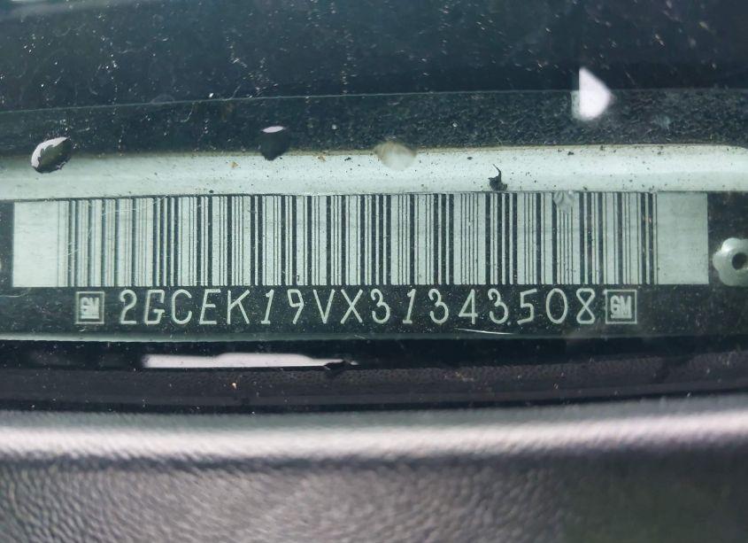 Photo 9 of 2003 Chevrolet Silverado 1500 LS (VIN 2GCEK19VX31343508)