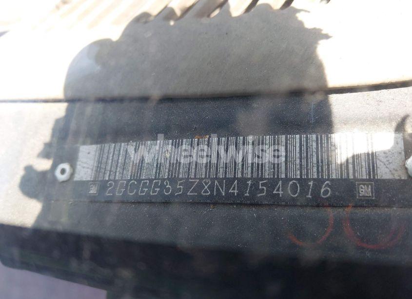 Photo 9 of 1992 Chevrolet G30 (VIN 2GCGG35Z8N4154016)