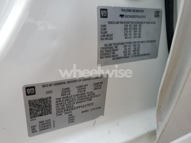 Photo 9 of 2023 CHEVROLET SILVERADO C1500 RST N/A (VIN 2GCPADED7P1117572)