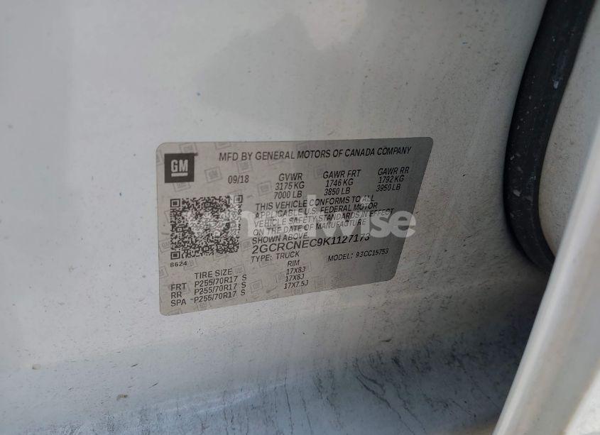 Photo 9 of 2019 Chevrolet Silverado 1500 LD WT (VIN 2GCRCNEC9K1127173)