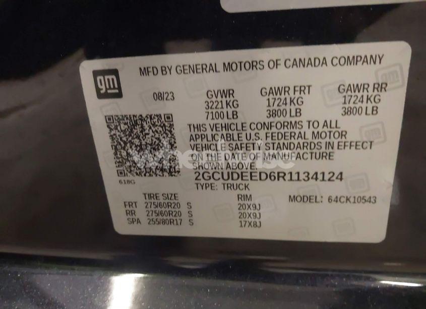 Photo 9 of 2024 Chevrolet Silverado 1500 4WD SHORT BED RST (VIN 2GCUDEED6R1134124)