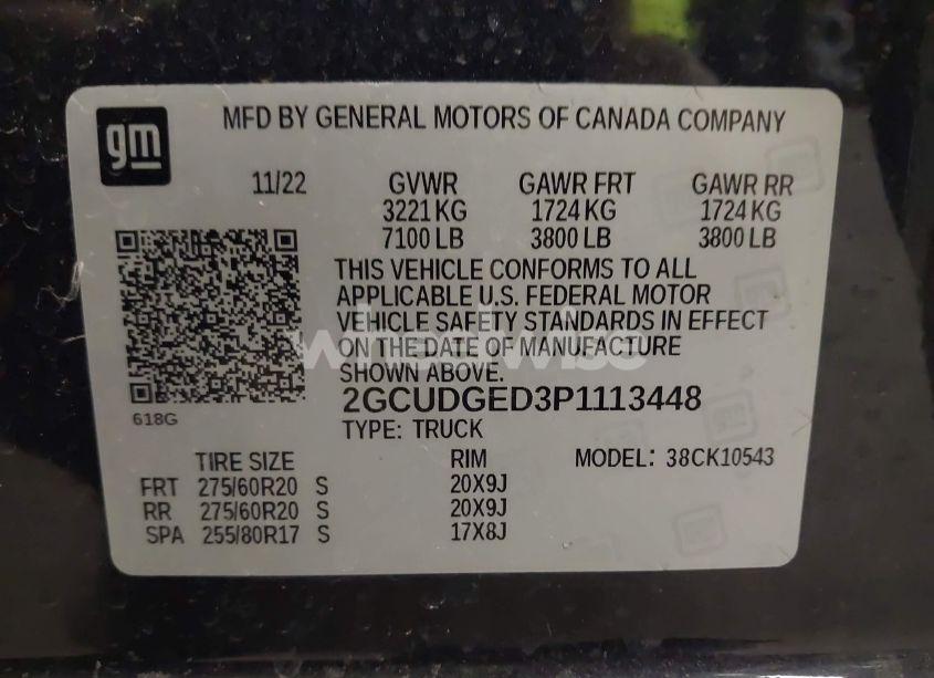 Photo 9 of 2023 Chevrolet Silverado 1500 4WD SHORT BED LTZ (VIN 2GCUDGED3P1113448)