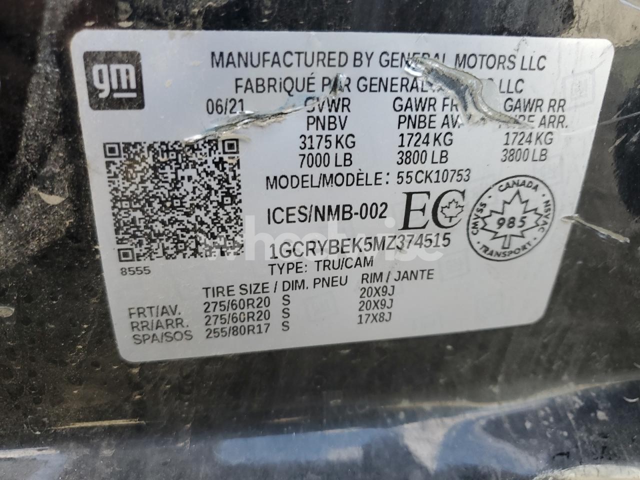 Photo 13 of 2021 CHEVROLET SILVERADO K1500 CUSTOM (VIN 2GCUDJED1N1510313)