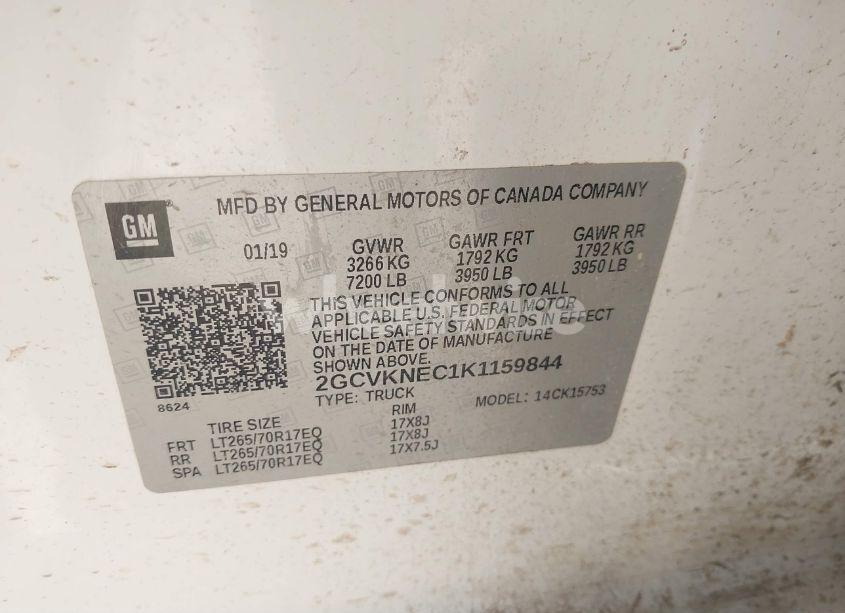 Photo 9 of 2019 Chevrolet Silverado 1500 LD WT (VIN 2GCVKNEC1K1159844)