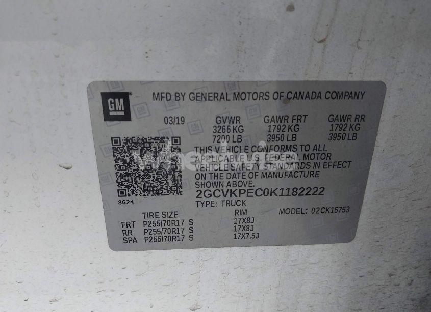 Photo 9 of 2019 Chevrolet Silverado 1500 LD LT (VIN 2GCVKPEC0K1182222)