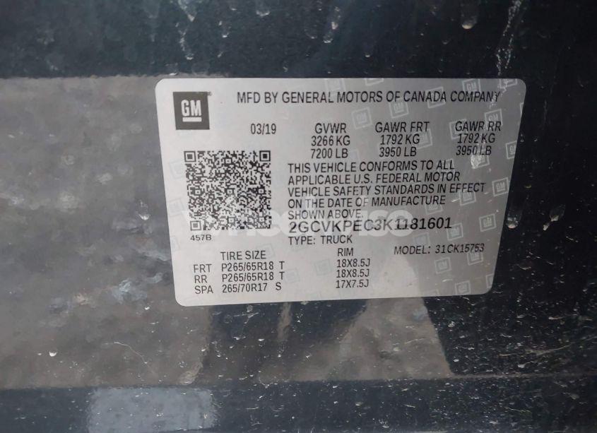 Photo 9 of 2019 Chevrolet Silverado 1500 LD LT (VIN 2GCVKPEC3K1181601)
