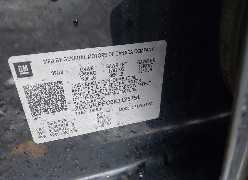 Photo 9 of 2019 Chevrolet Silverado 1500 LD LT (VIN 2GCVKPEC6K1125751)